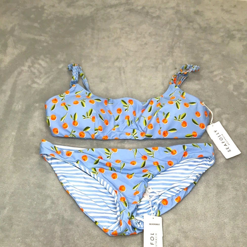 Seafolly Summer Crush Bikini Top and Bottom New